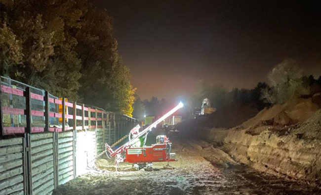 Kampfmittelbergung Lüneburg Einsatz neues Raupenbohrgerät Kampfmittelbergung Lüneburg Einsatz neues Raupenbohrgerät